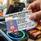 Bikini Bottom Credit Debit Card Skin Cover Sticker Chip Funny Decal - 2 Pack