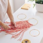10pcs Metal Rings For Crafts Golden Dreamcatcher Hoops Macrame Supplies Durable