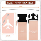 8 Pcs Luggage Straps Suitcase Tags Set For Tsa Approved  4 Travel Adjustable Sui