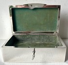 Vintage Tiffany   Co Sterling Silver Jewelry Box   Key-velvet Lining