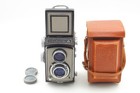  near Mint W case  Yashica A 120 Black 6x6 Tlr Twin Lens Film Camera From Japan