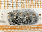 Alaska United Gold Mining Co  Stock Certificate-signed By William Alvord-1895