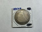 1855-o Seated Liberty Silver Half Dollar W arrows Pre Civil War Coin 051326 78ek