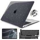 For Macbook Pro 13 Inch Case 2022 2021 2020 2019 2018 2017 2016 Glitter Black