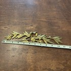 Vintage 1970 s Solid Brass Wall Pediment 11  Made In India