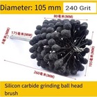 4  To 4-1 8  100mm To 105mm Engine Cylinder Hone Bore Brush Ball 240 Grit---new