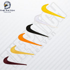 Swoosh 2 5  Inches Embroidered Iron On Patch Multiple Variations For Patches