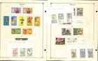 Bhutan Stamp Collection On 25 Scott   Minkus Pages  1962  1996  bc 