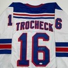 Autographed signed Vincent Trocheck New York White Hockey Jersey Jsa Coa