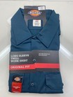 Dickies Men s Long Sleeve Twill Work Shirt 2 Pockets Original Fit 574- Nwt