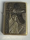 Zippo 2000 Barrett Smythe Liberty Surprise Emblem Lighter Unfired In Box 375h