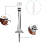 2 Pcs Heavy Duty Door Stoppers Wall Protector With Soft Rubber For Protect Wall