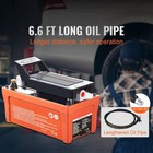 Air Hydraulic Pump Foot Operated Pump 10 000psi 98in   6 6ft Auto Body Shop