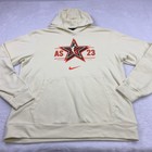 Nike Hoodie Mens L Tall Cream Basketball Dri-fit All Star 23  Wnba