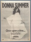 Donna Summer 1977 Vintage Uk Poster Advert Once Upon A Time Casablanca