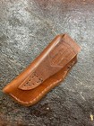 Leather Knife Sheath For 4  Trapper 2