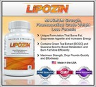 Most Extreme Fat Burner   Appetite Supressant  Lipozin Weight Loss Pills  30 Ct 
