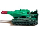 1989 Kenner Mega Force Td-7 Anti Aircraft Tank With The Green Triax Army