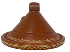 Esler Terracotta Tagine 14  Moroccan Ceramic Clay Stew Cooking Pot Hand Painted