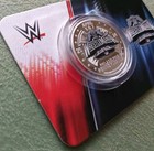 Official Wwe Wrestlemania  999 Silver Plated Commemorative Coin 