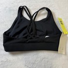 All In Motion Black Spaghetti Strap Sports Bra Size S 6 7 Kids Athletic Top