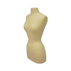 Size 2-4 Adult Female Dress Form Pinnable Mannequin Torso With Base
