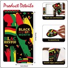 100 Pcs Black History Month Bookmarks Black History Bookmarks Inspirational Book