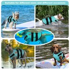Doglay Dog Life Jacket Neoprene  High Buoyancy Dog Harness Life Vest Swimming