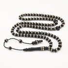 Small Tibet Silver Inlay Kuka Tree 99 Beads Tasbih  Prayer Beads Misbaha 201435