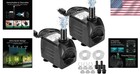 Aquarium Fountain Pump Set - 550gph  7 2ft Lift