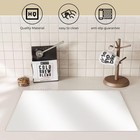 10 Pcs Clear Plastic Placemats Heat Resistant Washable Table Mats 17 X 11