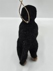 New Faux Fur Dachshund Dog Christmas Tree Ornament Furry Holiday Decoration