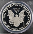 2008-w American Silver Eagle Dollar 1 00 Pcgs Pr70 Dc Proof Ase 
