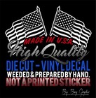 Big Daddy Trucker Usa Flag Vinyl Decal Sticker Truck Driver Semi Big Rig Window