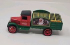 Ertl Coca-cola 1994 Christmas Metal Die Cast Coin Bank Santa Truck New 