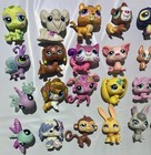 Hasbro Lps Littlest Pet Shop Authentic Lot 30  Figures Mixed Bundle 2004-2008