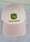 John Deere Baseball Cap Pink Green Womens Snap Back