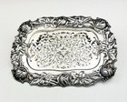 Whiting Sterling Asparagus Tray With Pierced Liner Roses 51 Ozt