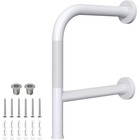 F Shape Bathtub Grab Bar Anti-slip Bathroom Safety Hand Rail Heavy Duty Support