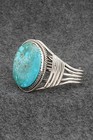Turquoise   Sterling Silver Vintage Bracelet - Larose Ganadonegro