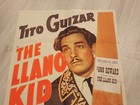 1939 Original Vintage The Llano Kid Western Movie Poster 1 Sheet  Tito Gu  zar