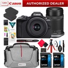 Canon Eos R50 Mirrorless Camera 2 Lens Kit 18-45mm   55-210mm   Essential Bundle