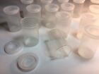 50 Clear Fuji Film Canisters Cannisters Containers  Brand New  Free Shipping 
