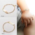 Custom Baby Name Bracelet Adjustable Stainless Steel Toddler Child Gift Girl Boy