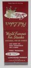 Phil Lehr s Steakery Restaurant Matchbook Cover   San Francisco  California