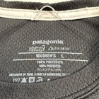 Patagonia Capilene 3 Midweight Polartec Base Layer Top Womens Lg Black Crewneck