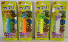 Vtg Pez Bonbons Crazy Animals Set Lot 4pc W  Austria Cards 1999 Shark Frog Camel