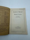1941 Singer Sewing Machine Student Guide Illustrated Form 1689 Home Economics