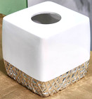 Square Tissue Box Cover Bathroom Kleenex Accessories Facial Tissue Holder