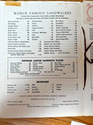 Vintage Gotham Delicatessen And Restaurant Menu Hollywood Early 1950s